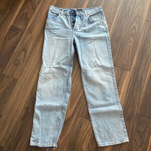NEW ASOS light wash low rise straight leg jeans size W28 L32 - 28 32